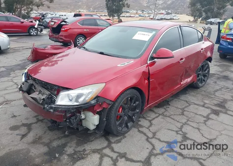 2012 Buick Regal Gs из США, поврежденный, VIN 2G4GV5GVXC9211484